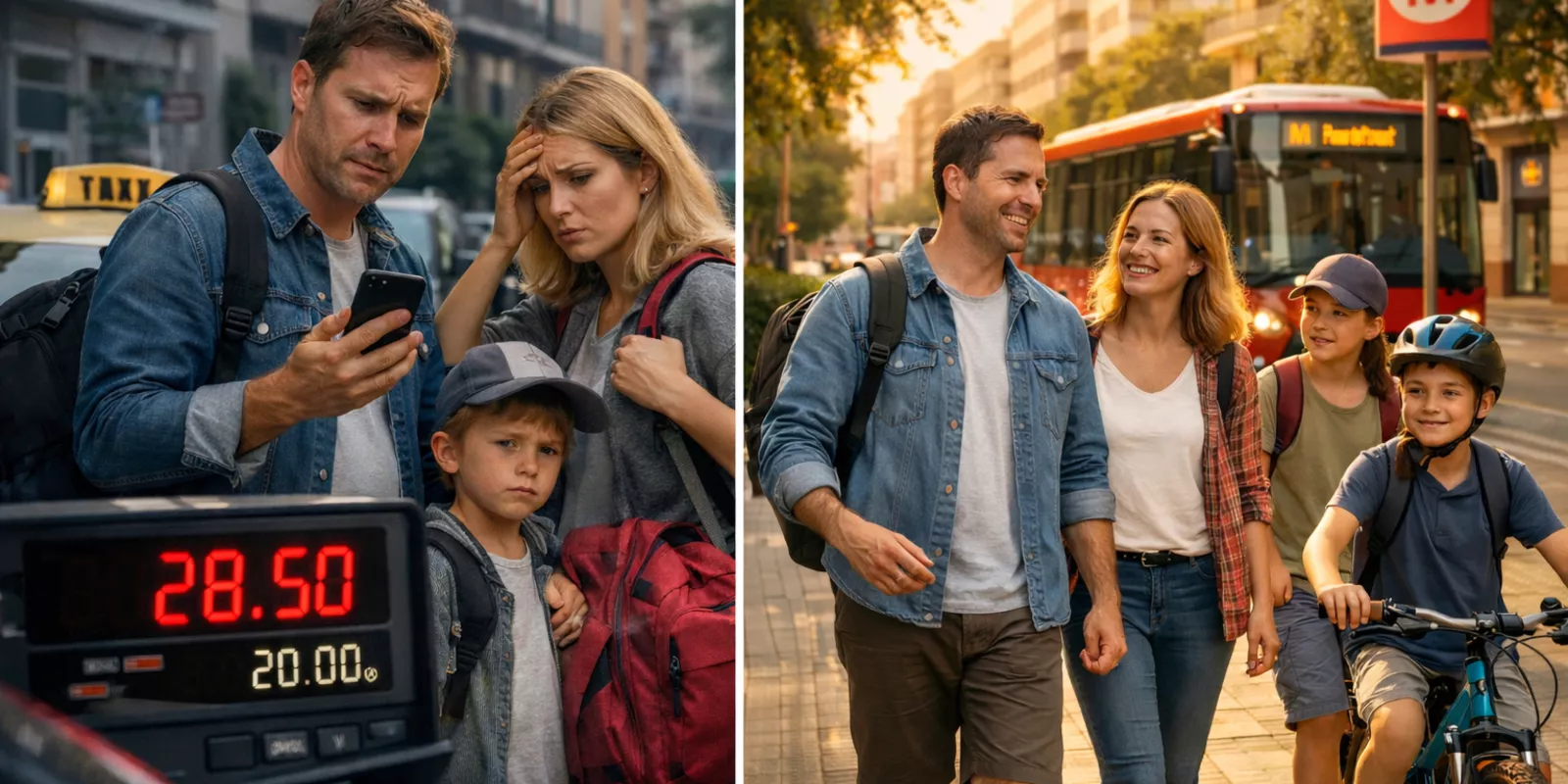 ¿Cómo moverse en El Pla del Real de Valencia viniendo del extranjero con familia sin gastar de más?