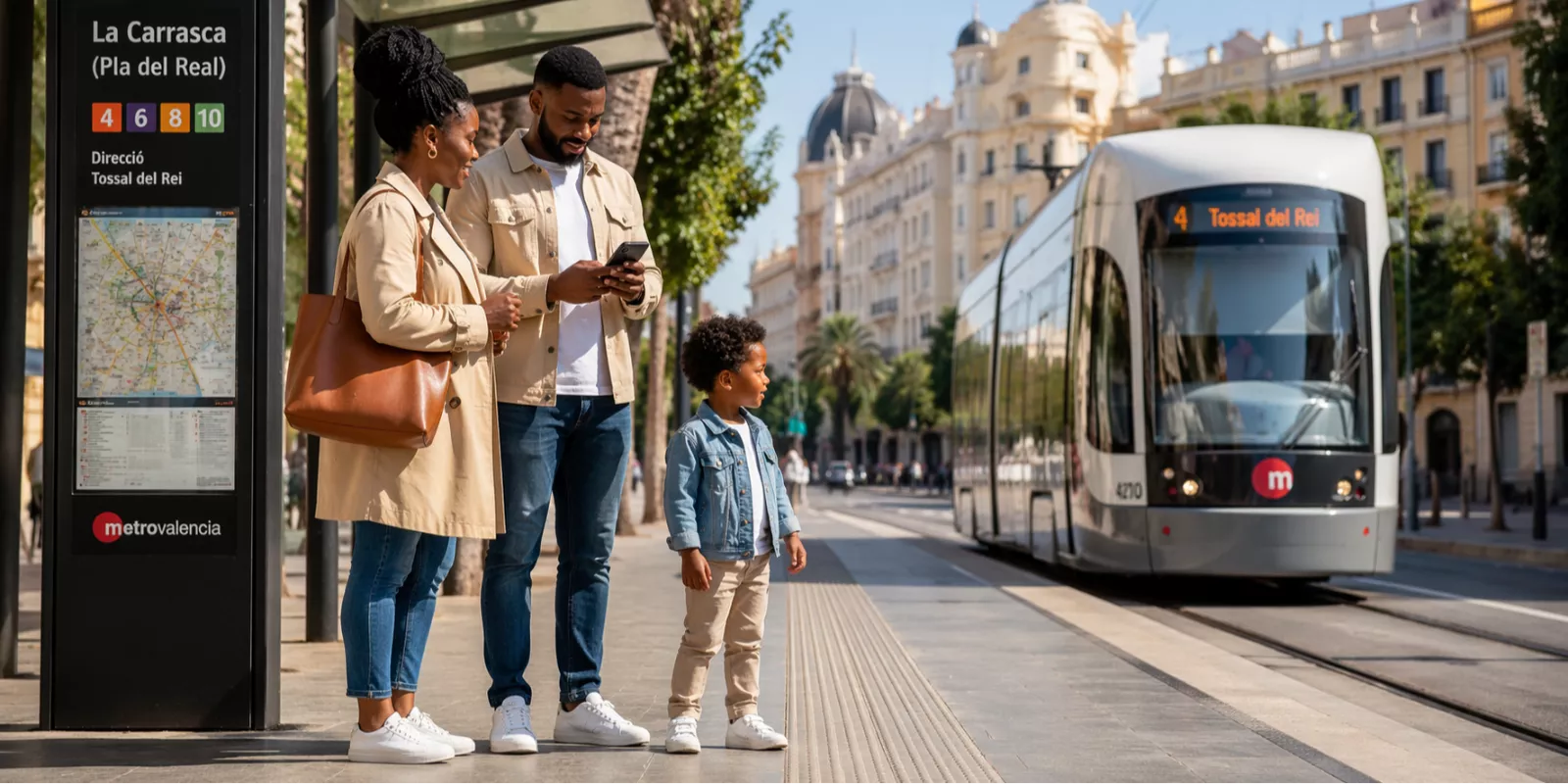 ¿Cuánto cuesta el transporte en El Pla del Real de Valencia para familias que llegan desde el extranjero?