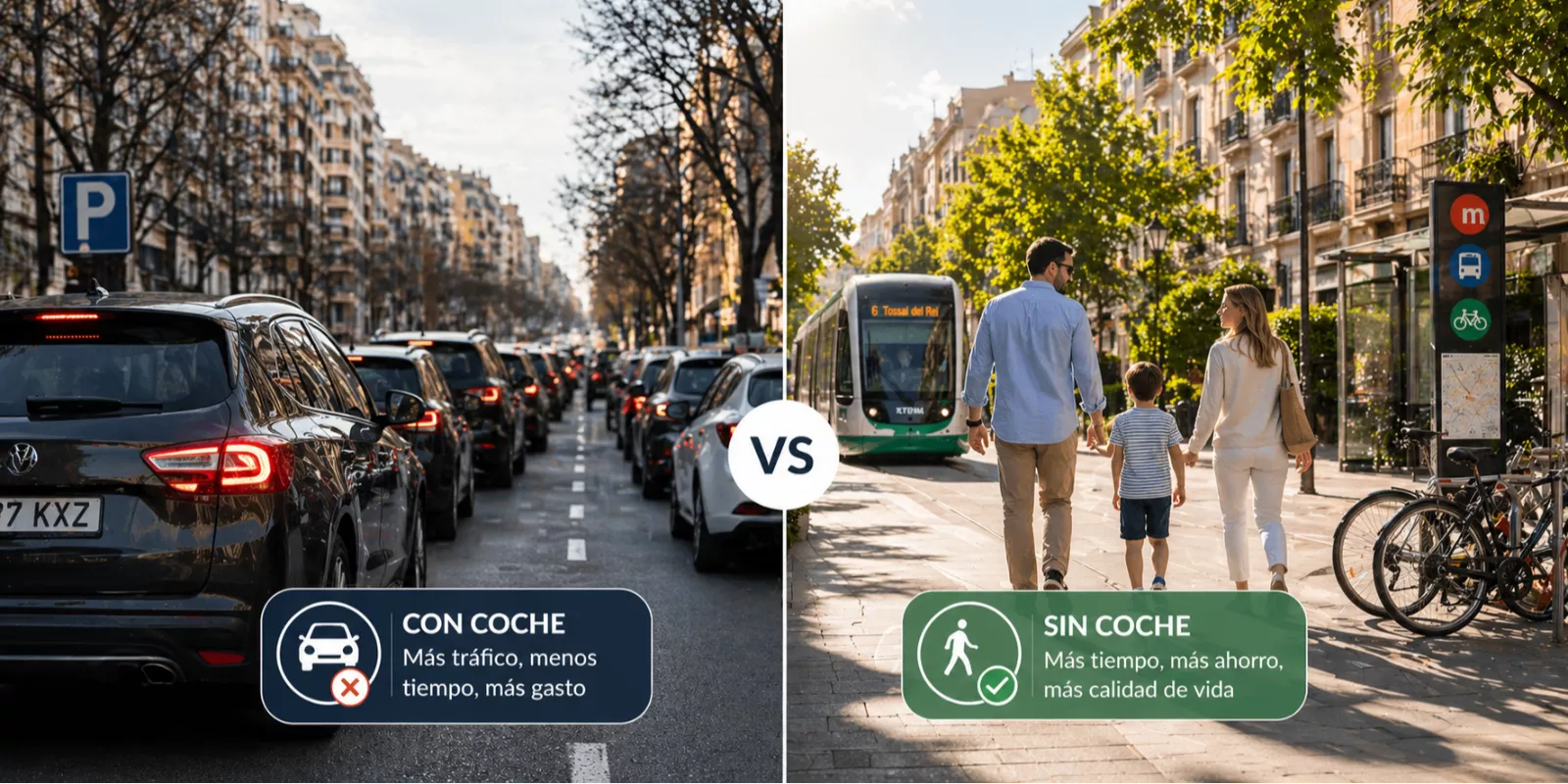 ¿Es necesario tener coche en El Pla del Real, Valencia, en 2026 o se puede vivir sin coche siendo familia extranjera?