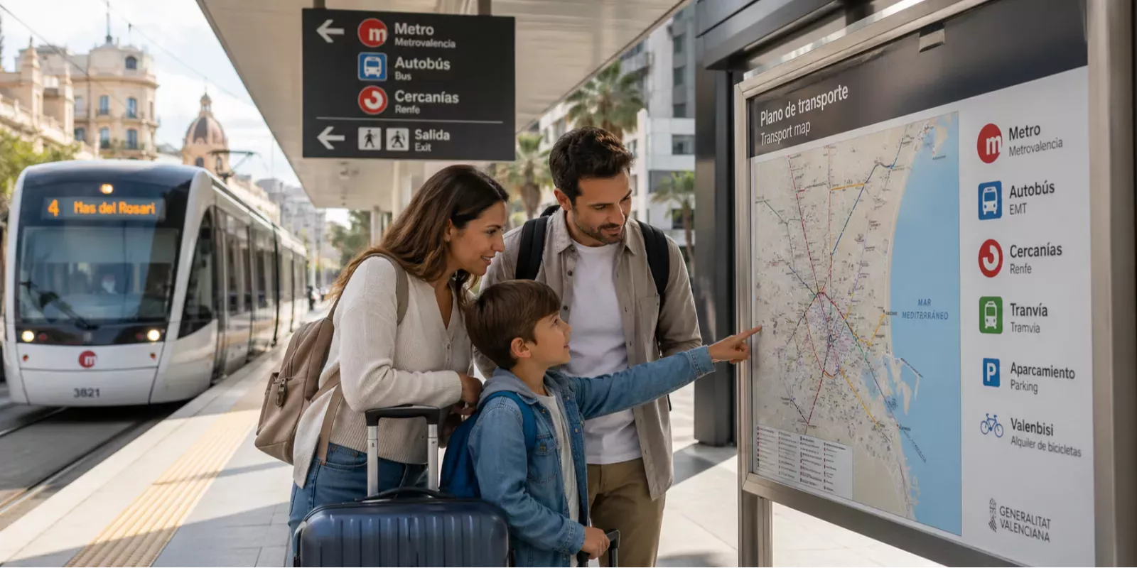 ¿Cómo organizar la movilidad familiar en la Comunidad Valenciana al llegar desde otro país en 2026? 