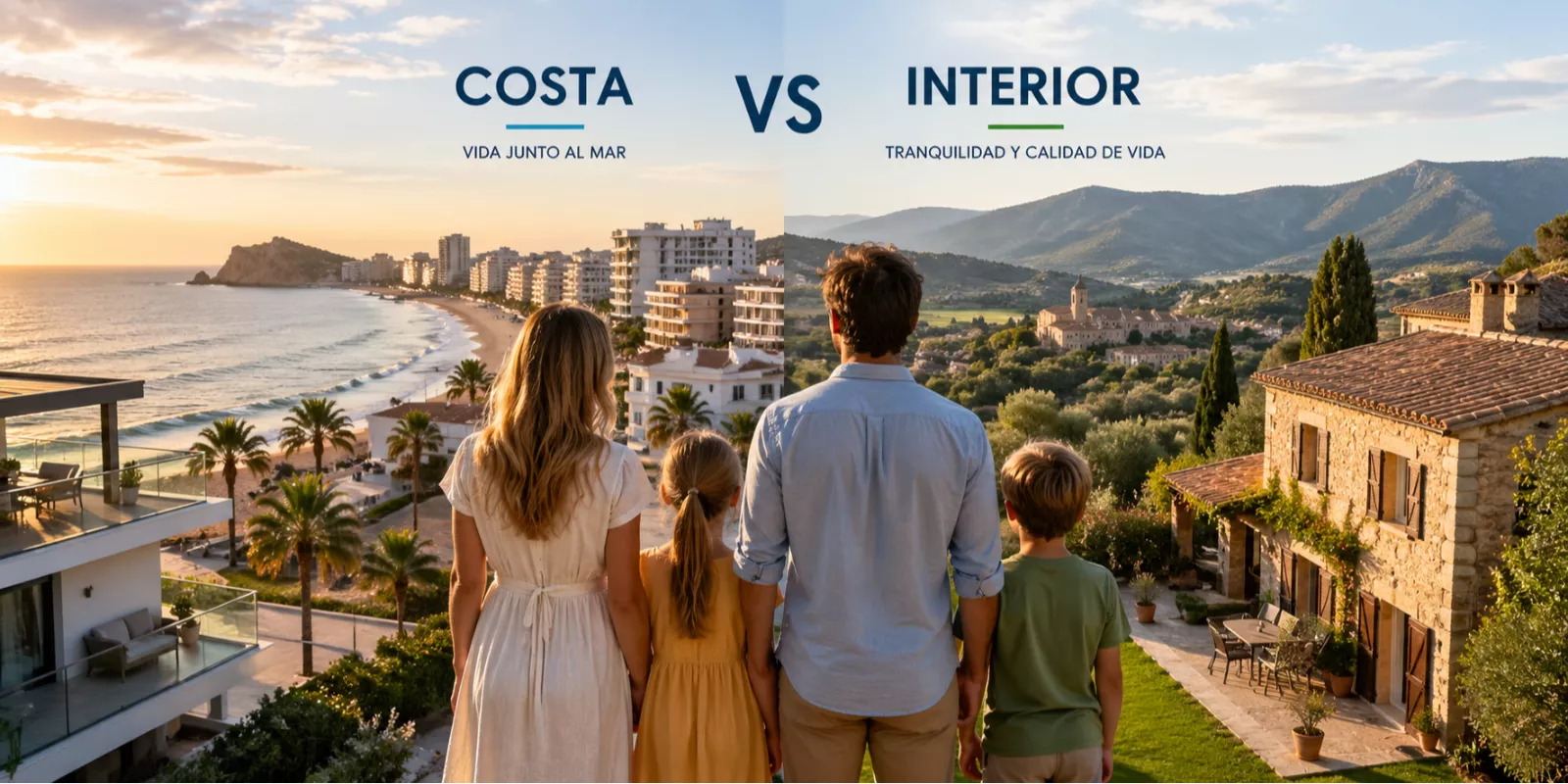 ¿Qué zona es mejor para vivir en la Comunidad Valenciana en 2026: costa o interior si eres familia extranjera?