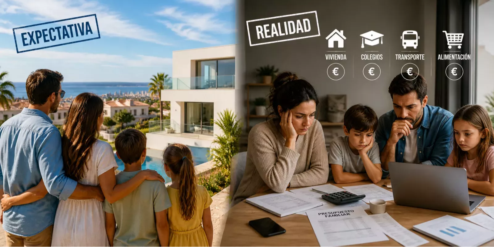 ¿Cuánto cuesta vivir en la Comunidad Valenciana en 2026 con hijos si vienes del extranjero y cómo calcular tu presupuesto real?